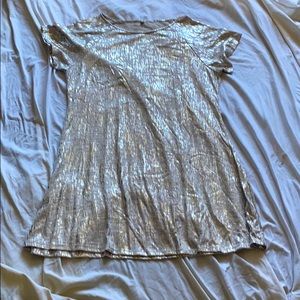 Festive T-shirt dress - see sizing note